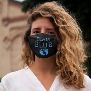 Team Blue Gender Reveal Face Mask