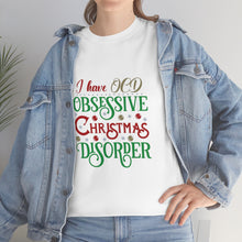 Load image into Gallery viewer, Christmas OCD Heavy Cotton T-Shirt
