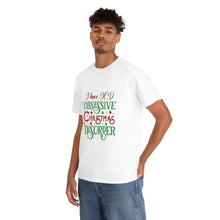 Load image into Gallery viewer, Christmas OCD Heavy Cotton T-Shirt
