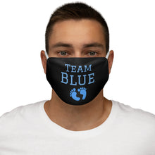 Load image into Gallery viewer, Team Blue Gender Reveal Face Mask
