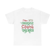 Load image into Gallery viewer, Christmas OCD Heavy Cotton T-Shirt
