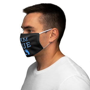 Team Blue Gender Reveal Face Mask